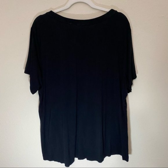 SOMA one pocket black Oversized Tee Shirt XXL - Picture 3 of 4
